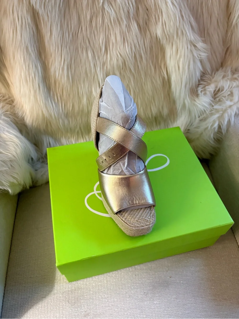 Sam Edelman Vada Sandal - Gold Leaf